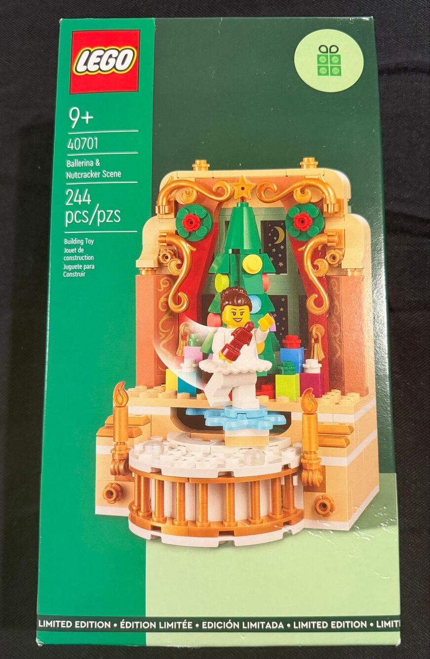 LEGO 40701 Ballerina & Nutcracker Scene Limited Edition Christmas 244 pcs NEW